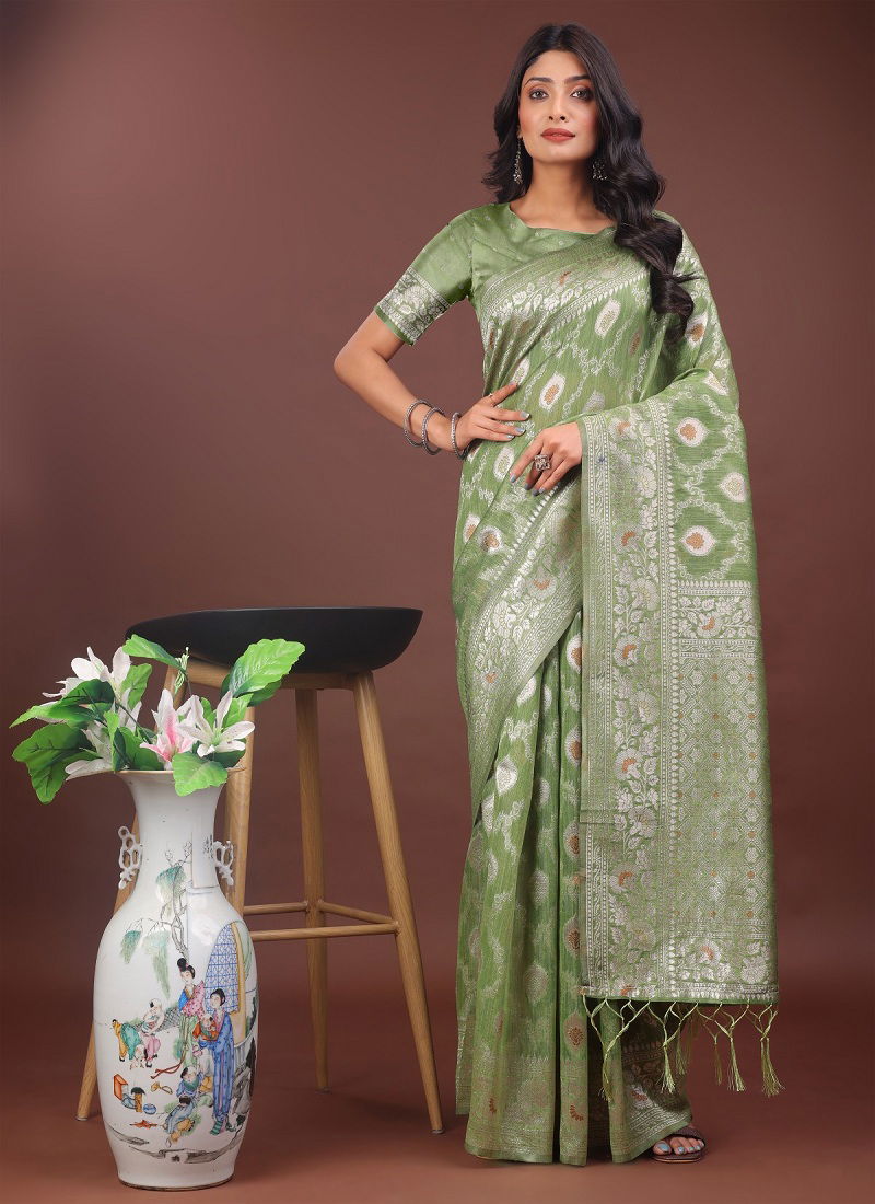 Zarista By Astita Linen Cotton Wedding Wear Saree Wholesale Market In Surat